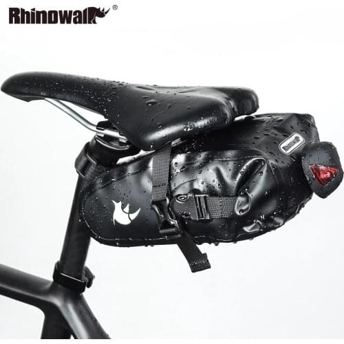 Rhinowalk Bicycle Saddle Bag Full Waterproof Cycling Seat Bag MTB Road Bike Repair Tools Bag Bolso Trasero