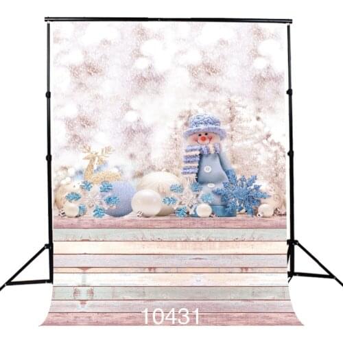 Children Backdrop Cute Doll Snowflake Bokeh Backgrounds for Photo Studio Baby Shower New Born Baby Christmas Backdrop Vinyl 3D