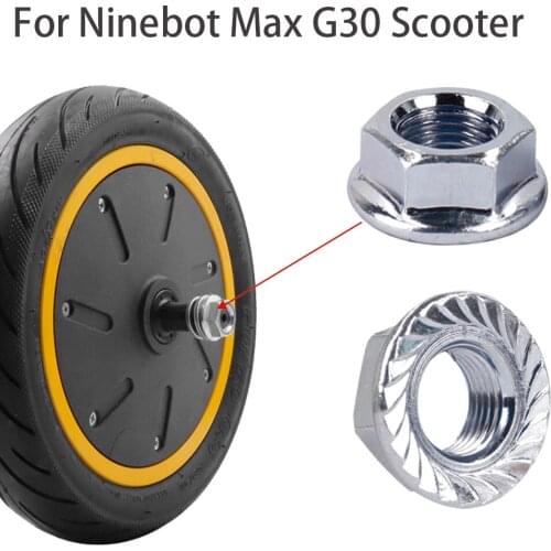 1Pairs Steel Alloy Electric Scooter Front Wheel Motor Screws For Ninebot Max G30 and Xiaomi M365 PRO Nuts Replacement Parts