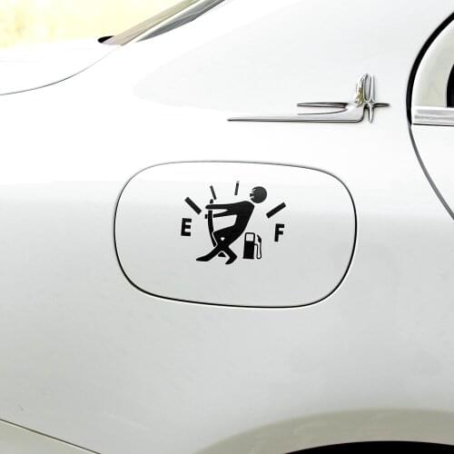 1 Pcs Funny Pull Fuel Tank Pointer Reflective Vinyl Car Sticker Decal Wholesale Car Sticker Auto Car Motorcycle Decal Sticker