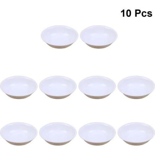 10pcs Sauce Dishes Kitchen Multipurpose Seasoning Bowl Snack Plate Sauce Dish Seasoning Dish Saucer Appetizer Kitchen Tools