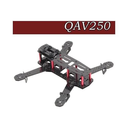 3K Full Carbon Fiber QAV 250 Frame kit FPV Mini Quadcopter Frame DIY RC Drone Accessories only 132g