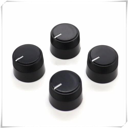 5 Pieces Plastic Flower Shaft Knob Diameter 20.5mm Height 15mm Potentiometer Encoder Knob Gear Shaped Inner Hole 6mm