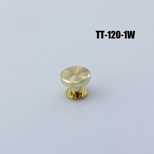 50pc SCREWBACK SPIKE TT- 120-1W leathercraft Gold