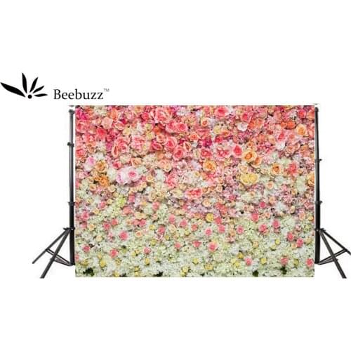 Beebuzz Photo Background Red, Orange Flowers Background Wall Backdrop
