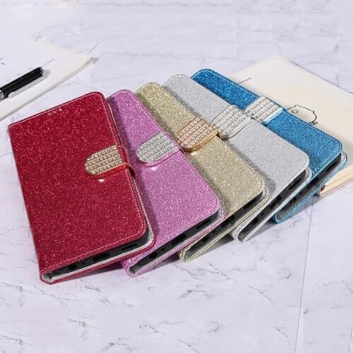 Luxury Glitter Diamond Flip Leather Wallet Phone Case For Realme 6 6i 6S 7 7i 8 Pro 4G 5G Phone cover card slot