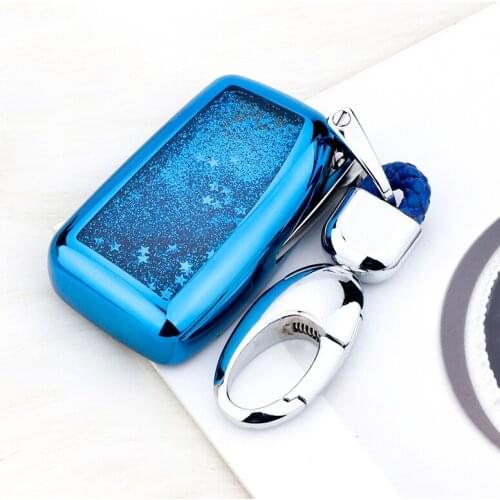 Quicksand TPU Car Key Case For Lexus NX GS RX IS ES GX LX RC 200 250 350 LS 450H 300H Key cover keychain keyring Accessories