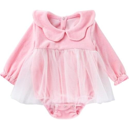Baby Clothing Spring Autumn Newborn Bodysuit Infant Kids Clothes Warm Girls Cotton Jumpsuit Bodysuit