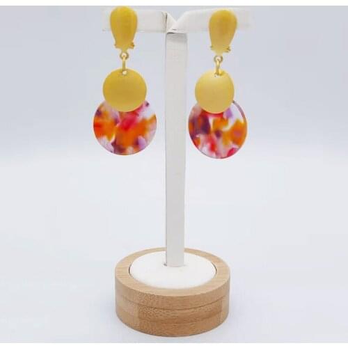 Exquisite African Metal Drop Fashion Gold Color Flower Cluster Clear Crystal Zirconia Earring for Women Jewelry