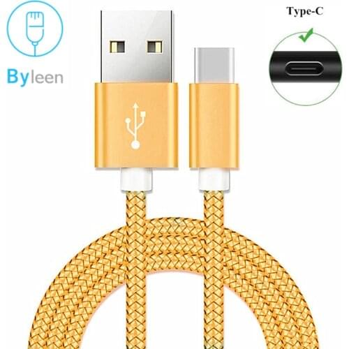 USB Type C Cable USB-C Mobile Phone Fast Charging USB Charger Cable for Samsung Galaxy S20 A50 Huawei P30 Pro Xiaomi USB Type-C