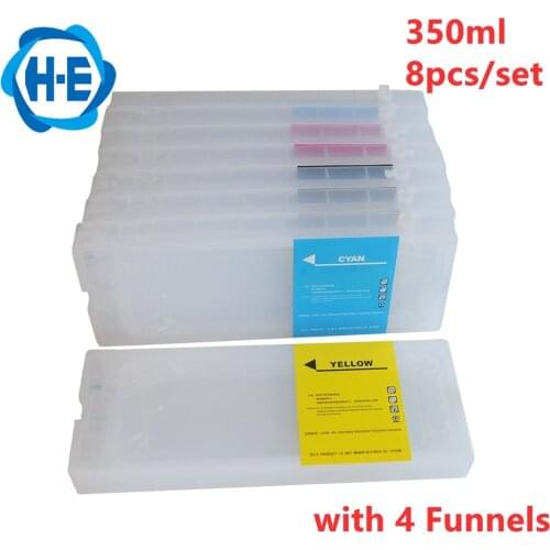 Epson Stylus Pro 7880 / 9880 Refilling Cartridge (350ml) - 8pcs / set, with 4 Funnels