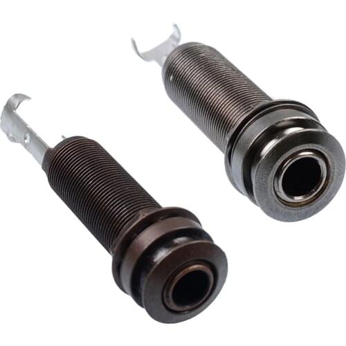 Brass 1/4inch Cylinder Endpin Output Jack for Acoustic Guitar Replacement