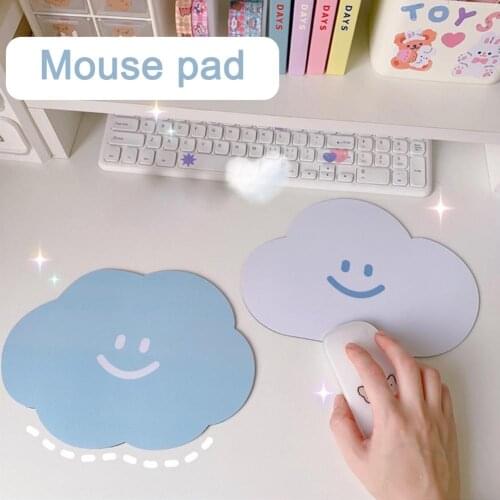 Mouse Pad Soft Waterproof Cute Cloud Shape Mini Mouse Cushion Desk Mat PC Gamer Mousepad