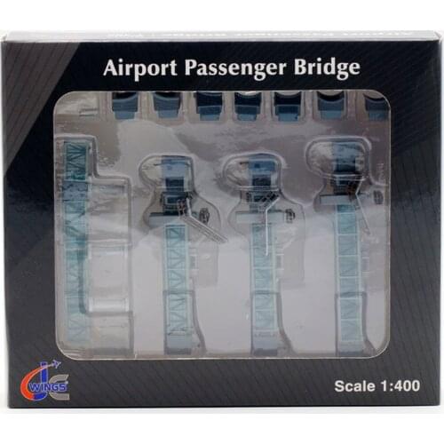 Diecast 1/400 Airport Passenger Boarding Bridge Single/Dual Channel for Airbus A380 Model Wide Body Aircraft Plane Scene Display