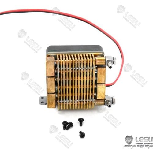 LESU 1/14 Metal Cooling Hydraulic System Apparatus Radiator A DIY Dumper Truck TH15859-SMT3
