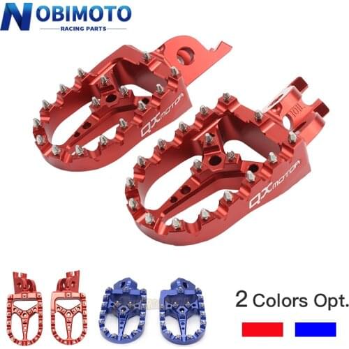 Motorcycle CNC Foot Pegs Rests Footrest Footpeg Pedals For YAMAHA Yz125 Yz 125 250 Yz85 Yz450f Wr250 450f 99-17 Pit Bike