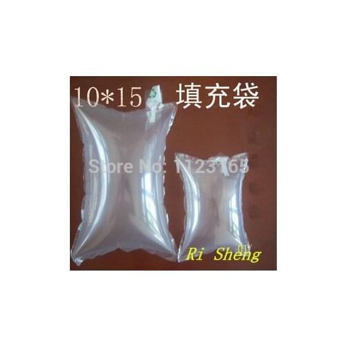 100 PCS Inflatable air buffer plastic bag in packaging. Clear cushion blocking bag 10x15cm(3.9"x5.9") Free Shipping