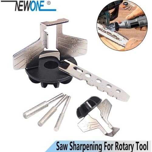 NEWONE Saw Sharpening Attachment Sharpener Guide Drill Adapter Dremel Style Drill Rotary Mini Drill Power Tool Accessories Set