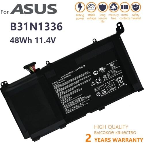 Genuine B31N1336 Laptop Battery Compatible with ASUS VivoBook A551L S551 S551L S551LN R533L K551LN K551L Series A42-S551