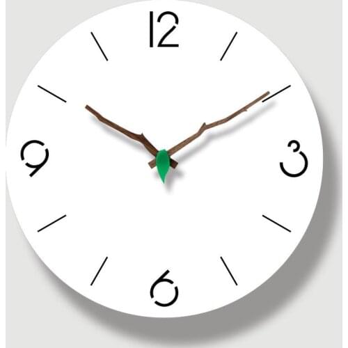 New Nordic Wall Clock Quartz Circular Wall Clock Modern Design Living Room Decoration Silent Personality Simple Hanging Watch