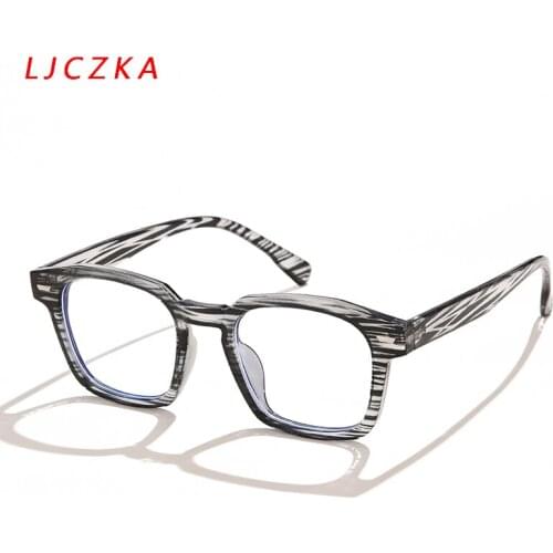 Blue Blocking Glasses Frame 2021 Square Anti Blue Light Eyeglasses Men Vintage Computer Gaming Glasses Eyewear Spectacles UV