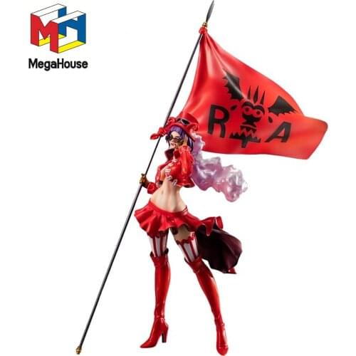 Megahouse Original Figurine One Piece Revolutionary Army Belo Betty Statue Collectile Model Anime Action Figure Toys