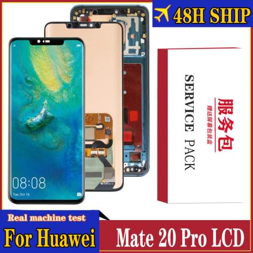 Original Screen for Huawei Mate 20 Pro LCD Display Digitizer Assembly Touch Display Apply to Mate20 Pro LYA-L09 YAL-29