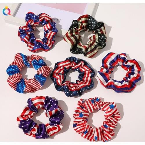 Hot Sales Women Hairband Elastic Hair Band Rubber Headband Satin Scrunchie For Women hair accessories QY123046