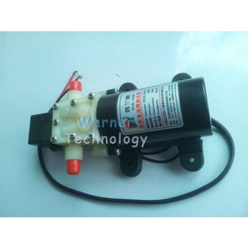 2pcs 12V Mirco Self-priming water pump Mini diaphragm pump Low noise Corrosion proof 50W Flow 4L/ Min For Floor cleaning Lawn