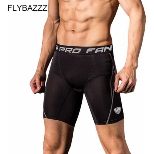 Mens Professional Gym Fitness Shorts Male Running Sports Training Wicking Quick-drying High Elastic Compression Tight Shorts