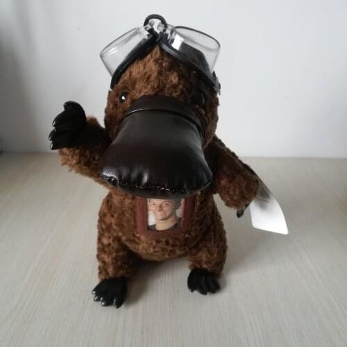 Cute platypus 26cm plush toy glasses platypus doll birthday gift h0991