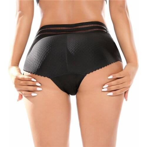 SMDPPWDB Women Control Panties with Pad Butt Lifter Hip Enhancer Mesh Breathable Underwear Push Up Big Ass Fake Butt Body Shaper