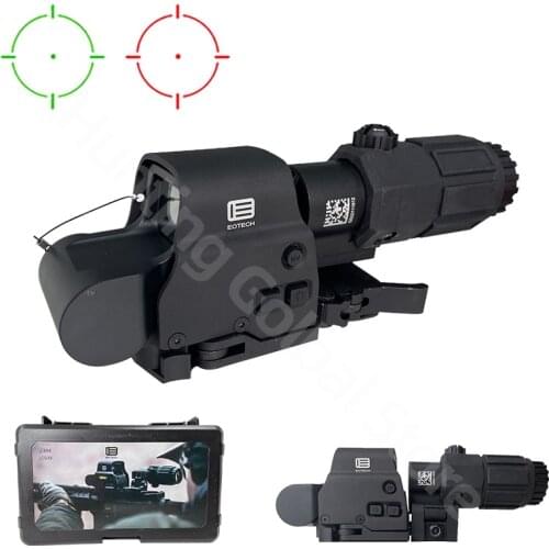 Tactical 558 Red Dot Sight + G33 Multiplier Rifle Sight Optical Sight 3 x Magnifier For Fast Installation Of Side-Turning Sight