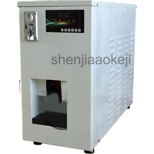 Commercial automatic coin stainless steel soft ice cream vending machine Smart coin system air-cooling ice cream maker 1pc