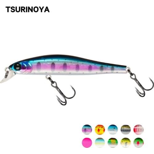 TSURINOYA 90S Slow Sinking Long Casting Minnow Fishing Lure Earl DW82 90mm 10g Bass Trout Hard Bait Jerkbait Crankbait Wobblers