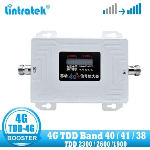 Lintratek 4G TDD Signal booster Band 40 /39/38 4G Internet Network TDD Signal Amplifier Repeater Celluar 2300 phone booster