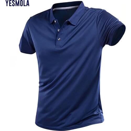 YESMOLA Short Sleeve Polos For Men