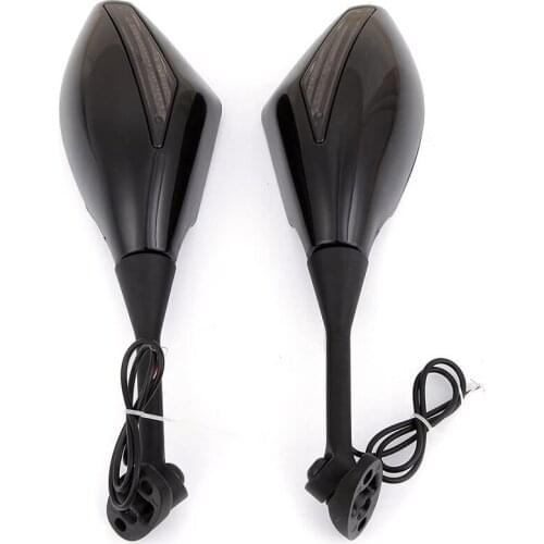 Motorcycle Side View Mirror with Turn Signal Is Suitable for Sports Bike Honda CBR600RR 2003-2011 CBR1000RR 2004-2007