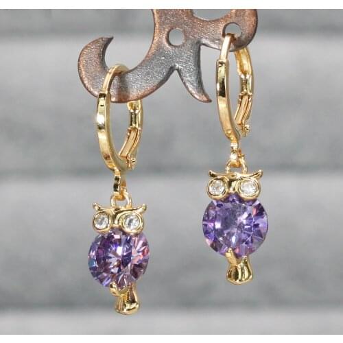 Hot New Trendy Earrings for Women Gold Color Flower Dangle Earring with Waterdrop Zircon Luxury Jewelry for Party Wedding Gift