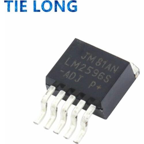 10pcs/lot LM2596S-5.0 LM2596S-ADJ LM2596S LM2596 2596 TO-263 In Stock
