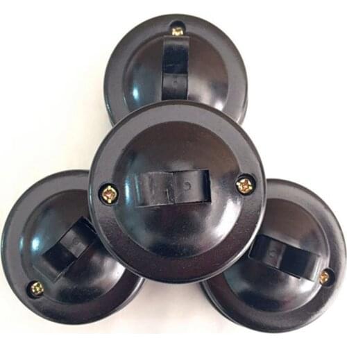 2 pcs Home decoration round surface mounted single control switch retro up and down toggle switch 6A