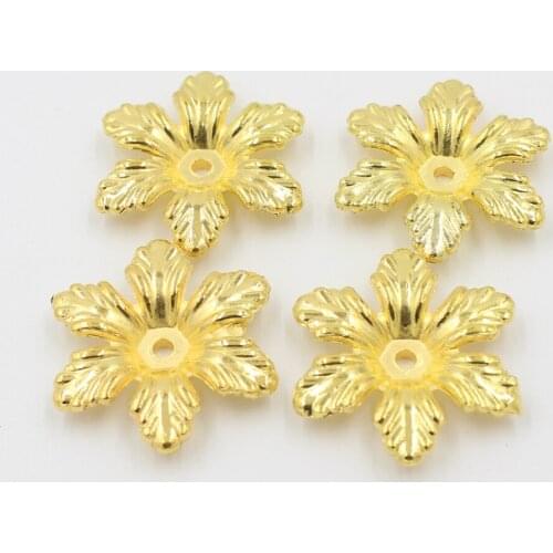 Free Shipping 25mm 50Pcs Color Gold Craft ABS Imitation Pearls Beautiful Flower Pearls Resin Scrapbook Beads For Diy