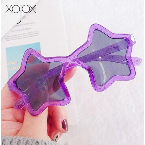 Children Sunglasses Girls Glitter Cute Glasses Boys Shade Eyewear Vintage Decorative Kids Sun Glasses