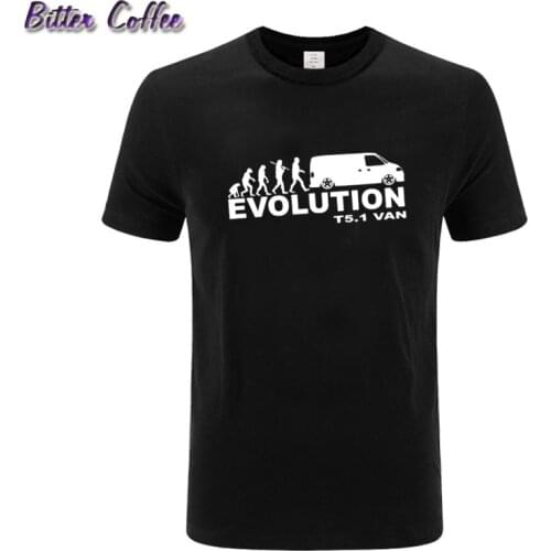 Brand T Shirt Men EVOLUTION automobile gift ideas Funny tshirt Cotton Short Sleeve T-shirt Top Clothing