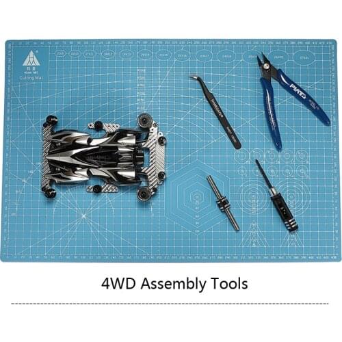 4WD Tools Set Boutique Homemade Tamiya Four-Wheel Drive Assembly/Modification Tools Screwdriver/Battery/Cutting Board Tools
