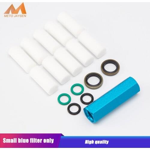 Paintball PCP High Pressure Hand Pump Filter Small Red Blue Gold Water-Oil Separator Air Filtering 30mpa 4500psi M10x1 Thread