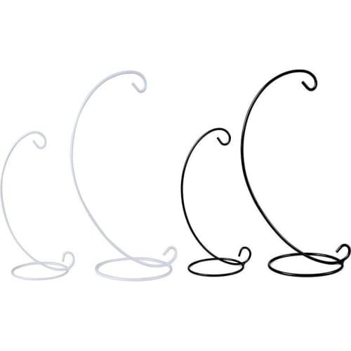 Candle Holder Display Stand Semicircle Half Round Shape Iron Rack DIY Glass Ball Hook Frame Micro Landscape New Arrival 1 8gj2 B