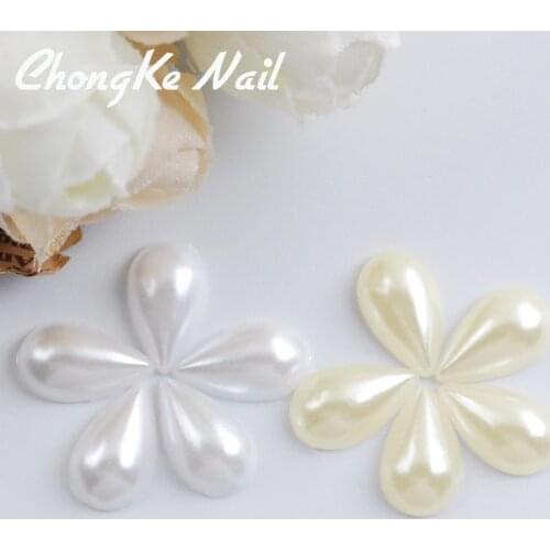 Half Water Drops Pearl 4 Sizes New Perfect Flash ABS Imitation Flatback Jewelry Decoration DIY Clothing/Nail Art Free Shipping