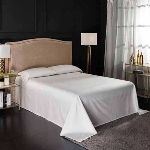 Bed Sheet Cotton Solid Color Flat Sheets Spring Summer Autumn Bedding for Women Men Adult Hotel Dormitory Home Textile