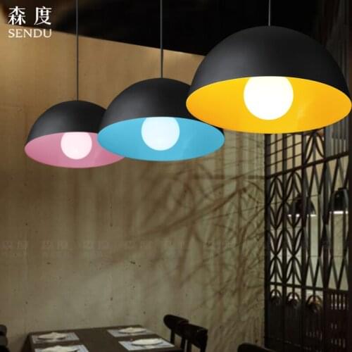 Modern Nordic AMBIT Pendant Lights Denmark Colored Macaron Aluminum LED pendant lamp Kitchen Restaurant Light Ceiling Fixtures